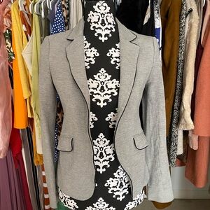 Massimo Dutti Light Gray Blazer